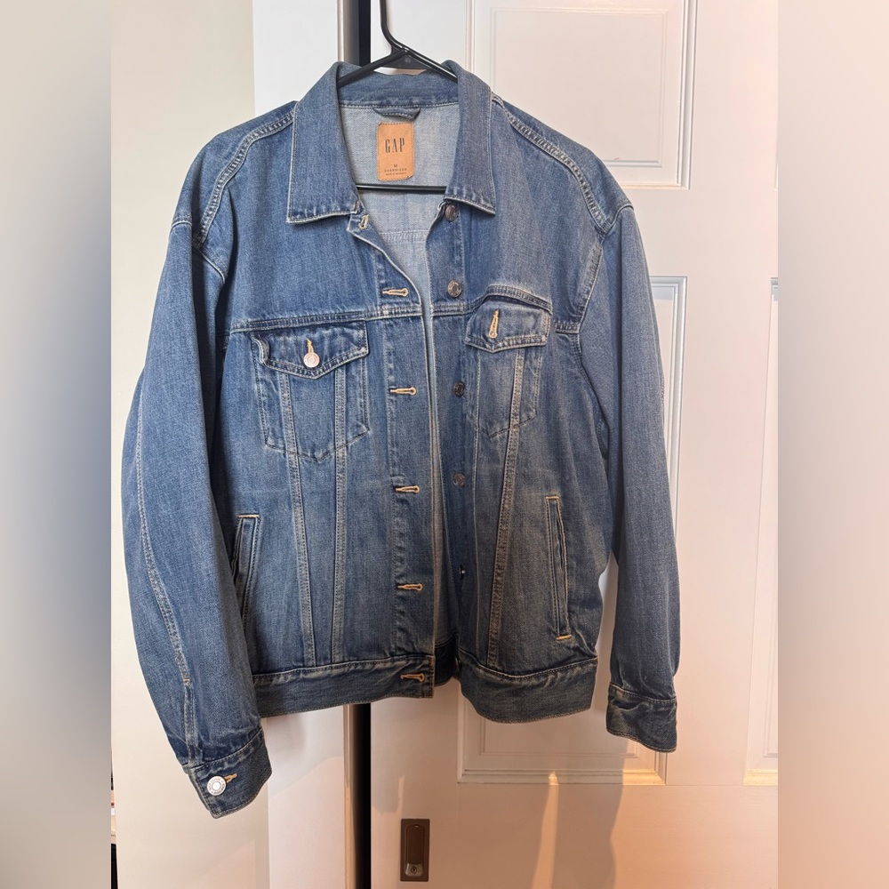 GAP Oversized Blue Denim Jacket